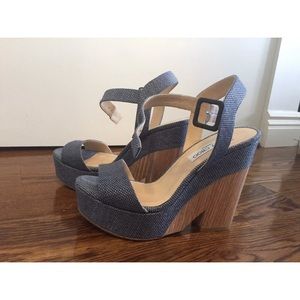 COPY - Jimmy Choo denim wedges